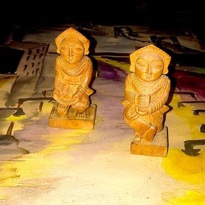 Hindi(?) figurines